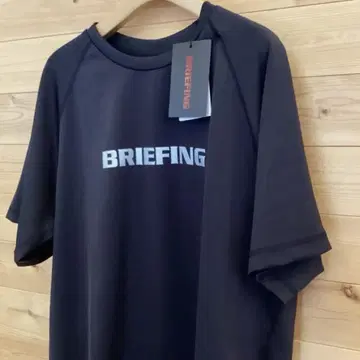 정품 신상 신상품 BRIEFING WORKOUT 로고 티셔츠 블랙 M