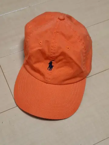중고 랄프 로렌 오렌지 캡