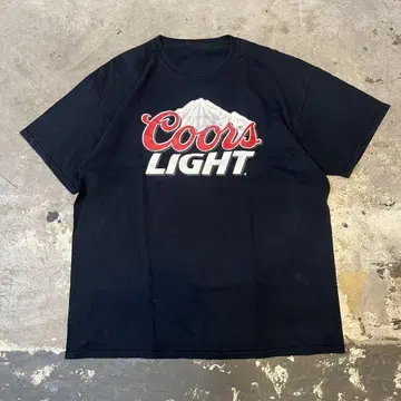 맥주 티셔츠 미국 빈티지 의류 Coors Light 기업 티셔츠