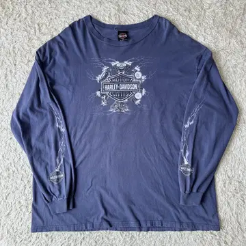 USA제 00s 3XL 할리데이비슨 롱T 긴팔 엔진 썬더