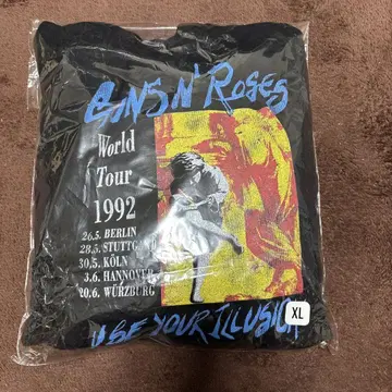 GUNS N' ROSES 1992 투어 후드티 XL 사이즈