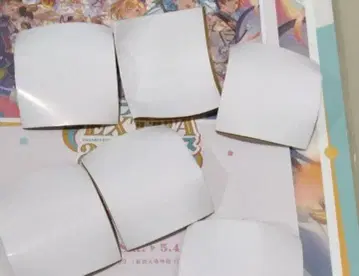 그랑블루 EXTRA 페스티벌 리얼 가챠 6장