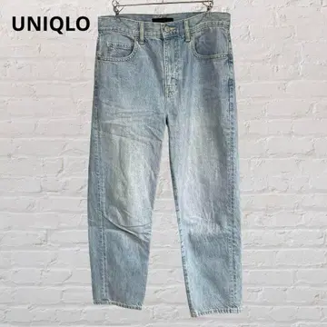 유니클로 데님 팬츠 청바지 블루 계열 캐주얼 M 구제 의류