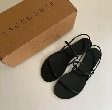 LAOCOONTE 백 스트랩 튜브 샌들 37