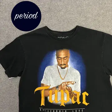 P2138 2PAC TUPAC 구제 의류 랩 티셔츠 스트릿