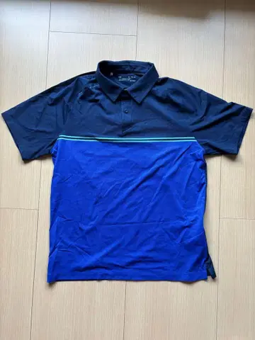 언더아머 골프 피케 셔츠 사이즈 XL 블루 계열