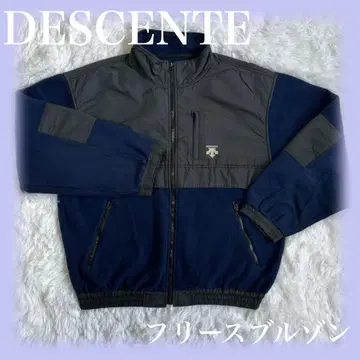 데상트 골프웨어 DYERSBURG 플리스 블루종
