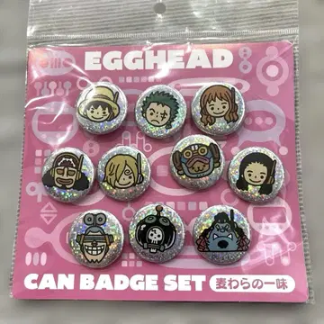 원피스 EGGHEAD 아이콘 미니 캔뱃지 밀짚모자 일당 세트