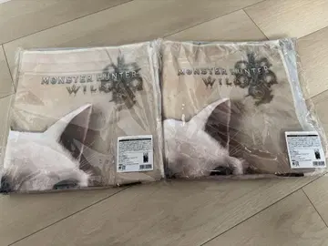 카프 복권 몬스터 헌터 와일즈 빅 타월 A-2 아토스 2개 세트