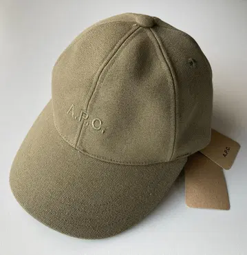 아페쎄 charlie 로고 캡 56cm 카키