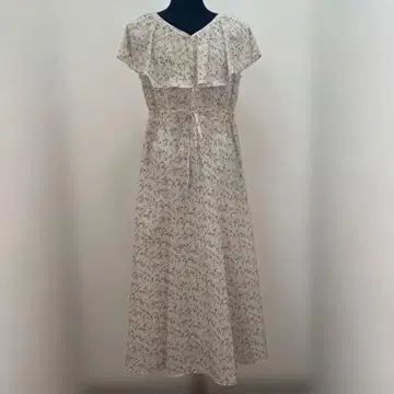 MARBLE WALTS 꽃무늬 프릴 소매 맥시 원피스 M 사이즈 새상품