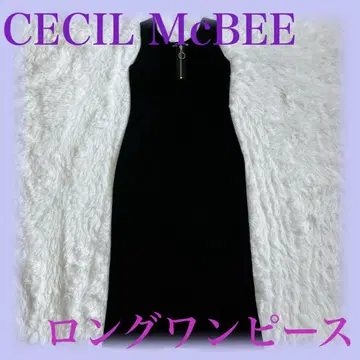 CECIL McBEE (세실 맥비) 슬리브리스 롱 원피스