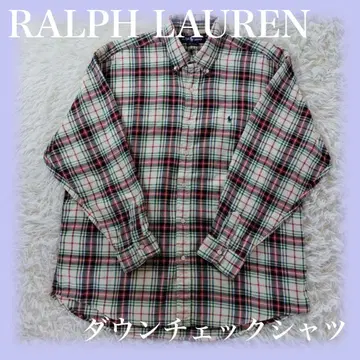 RALPH LAUREN (랄프 로렌) 긴팔 버튼 다운 체크 셔츠