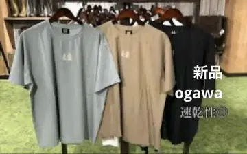 ogawa 도트 에어 티셔츠 베이지 L