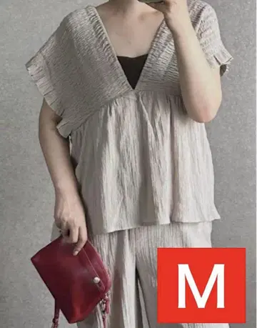시마무라 Lax Dan Tia 셔링 페플럼 살로펫 (M 사이즈)