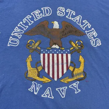 80s 90s 헤인즈 us navy 티셔츠 빈티지 페이드