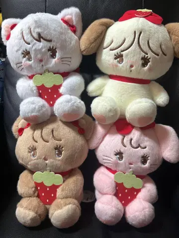 mikko 딸기 BIG 봉제 인형 컴플리트 전 4종