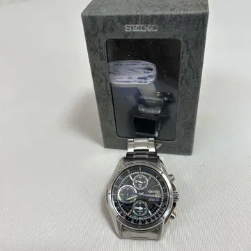 SEIKO 세이코 ANA 한정판 모델 남성용 손목시계 블랙 다이얼