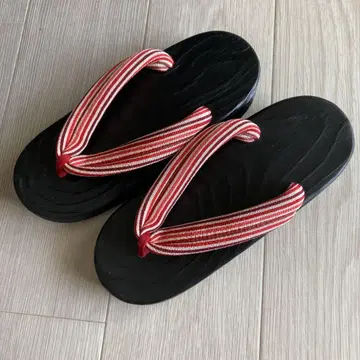 히타 삼나무 우콘 일본 나막신, 칠기, 폭포 단 [23.0~25.0cm]