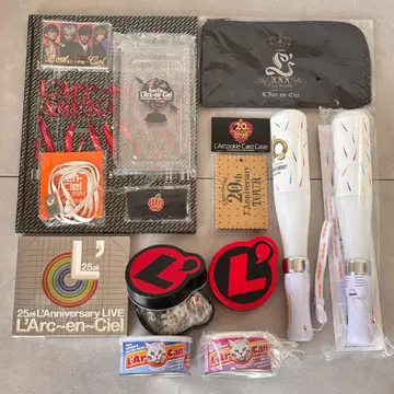 L'Arc-en-Ciel 25th L'Anniversary 외 굿즈