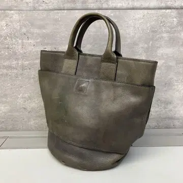 비아도안 핸드백 토트백 천연 가죽 소가죽 레이디스 라운드 밑창