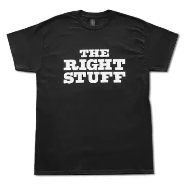 라이트 스태프 티셔츠 블랙 THE RIGHT STUFF