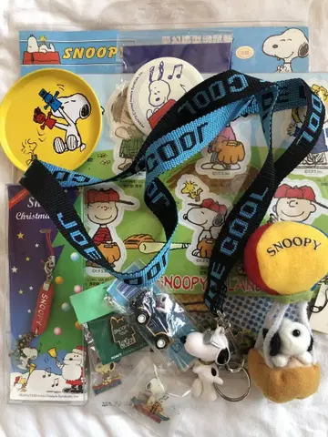 PEANUTS 스누피 스트랩 세트