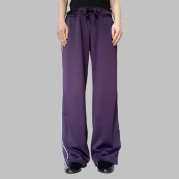 PURPLE STRAIGHT JERSEY PANTS 2962P 팬츠