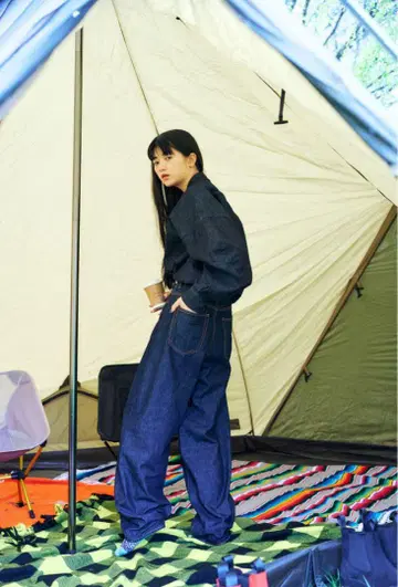 nagonstans 나곤스탠스 커브 데님 팬츠