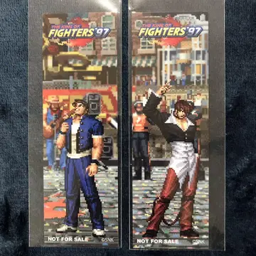 KOF97 특전 클리어 책갈피 2장 세트 야가미 안 야부키 신고