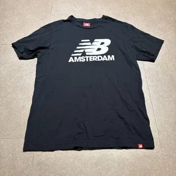 New balance Amsterdam 암스테르담 티셔츠 반팔 블랙