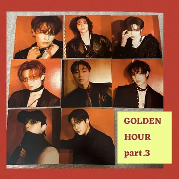 GOLDEN HOUR part.3 BOX 가사 카드 8장 세트