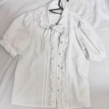 NOEMIE 최애 컬러 블라우스 화이트 M 노에미