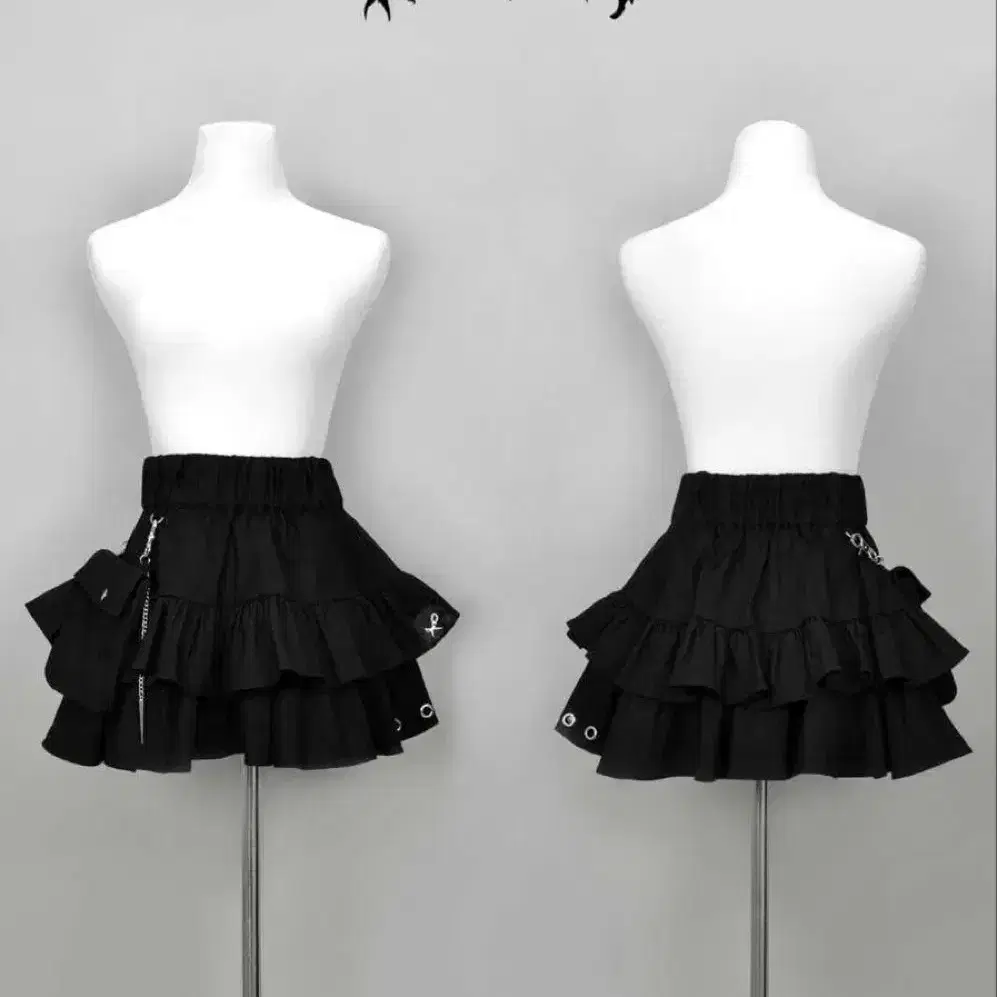 Bohemseo Layered Skirt /BOHEMSEO CURVED LAYERED S on Bunjang