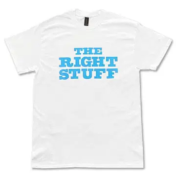 라이트 스태프 티셔츠 화이트 the right stuff