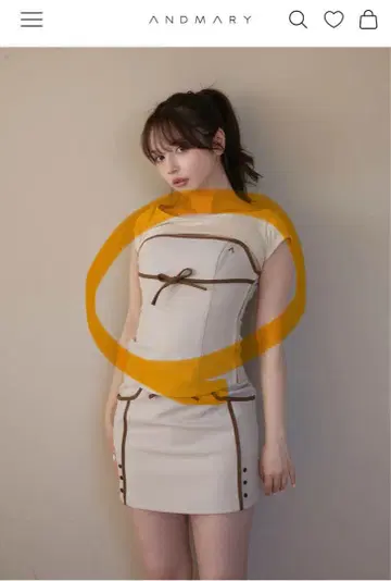 andmary Wendy button set up 상의만