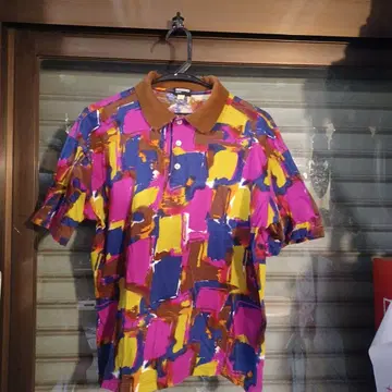 MISSONI/미쏘니 90년대 이탈리아제 피케 셔츠 올 패턴 S