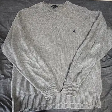 Nautica 그레이 V넥 스웨터 L