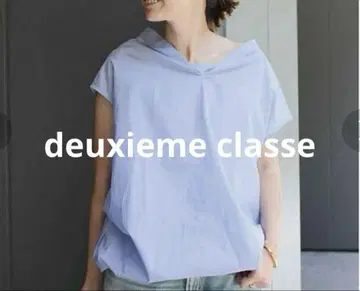 deuxieme classe 두즈엠 숏 슬리브 셔츠 블루