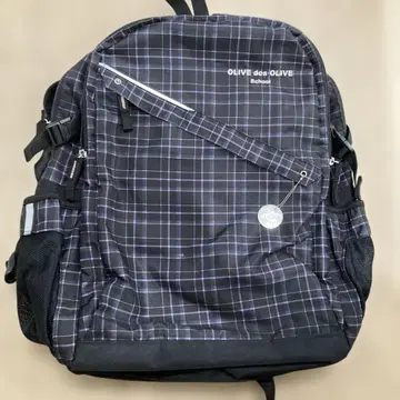 OLIVE des OLIVE 체크 무늬 백팩