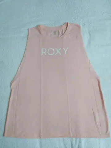록시 ROXY 파스텔 핑크 탱크탑 루즈한 사이즈