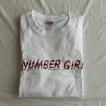 NUMBER GIRL 넘버 걸 재결성 티셔츠 M 사이즈 화이트