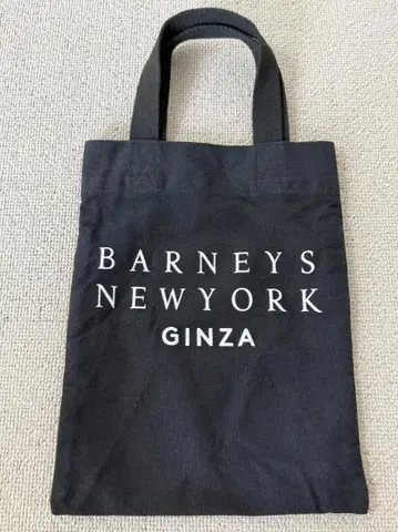 BARNEYS NEW YORK 로고 토트백 'GINZA' 블랙