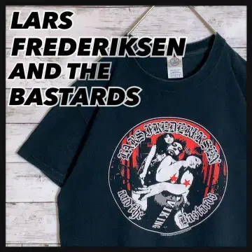 빈티지 RANSID 라즈 프레데크센 밴딩 락 반팔 블랙