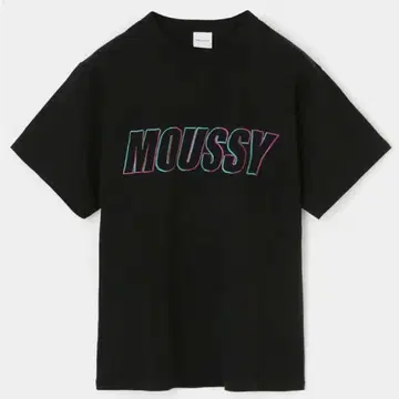 moussy LOGO EMBROIDERY 티셔츠