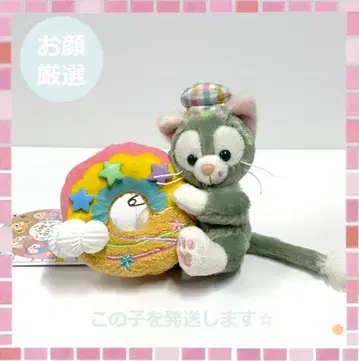 더피&프렌즈 필드 위드 조이! 봉제 인형 배지 젤라토니