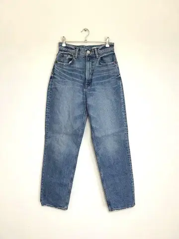 Moussy 스트레이트 데님 블루