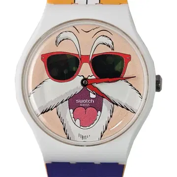 새상품 스와치 거북이 선인 SWATCH 드래곤볼 Z 콜라보 SUOZ346