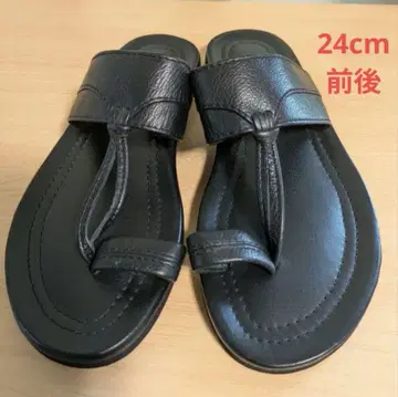 미사용 가죽 리조트 샌들