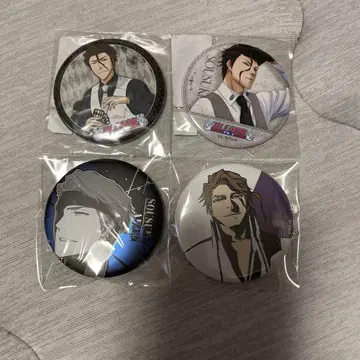 BLEACH 네이비 나염 소우스케 캔뱃지